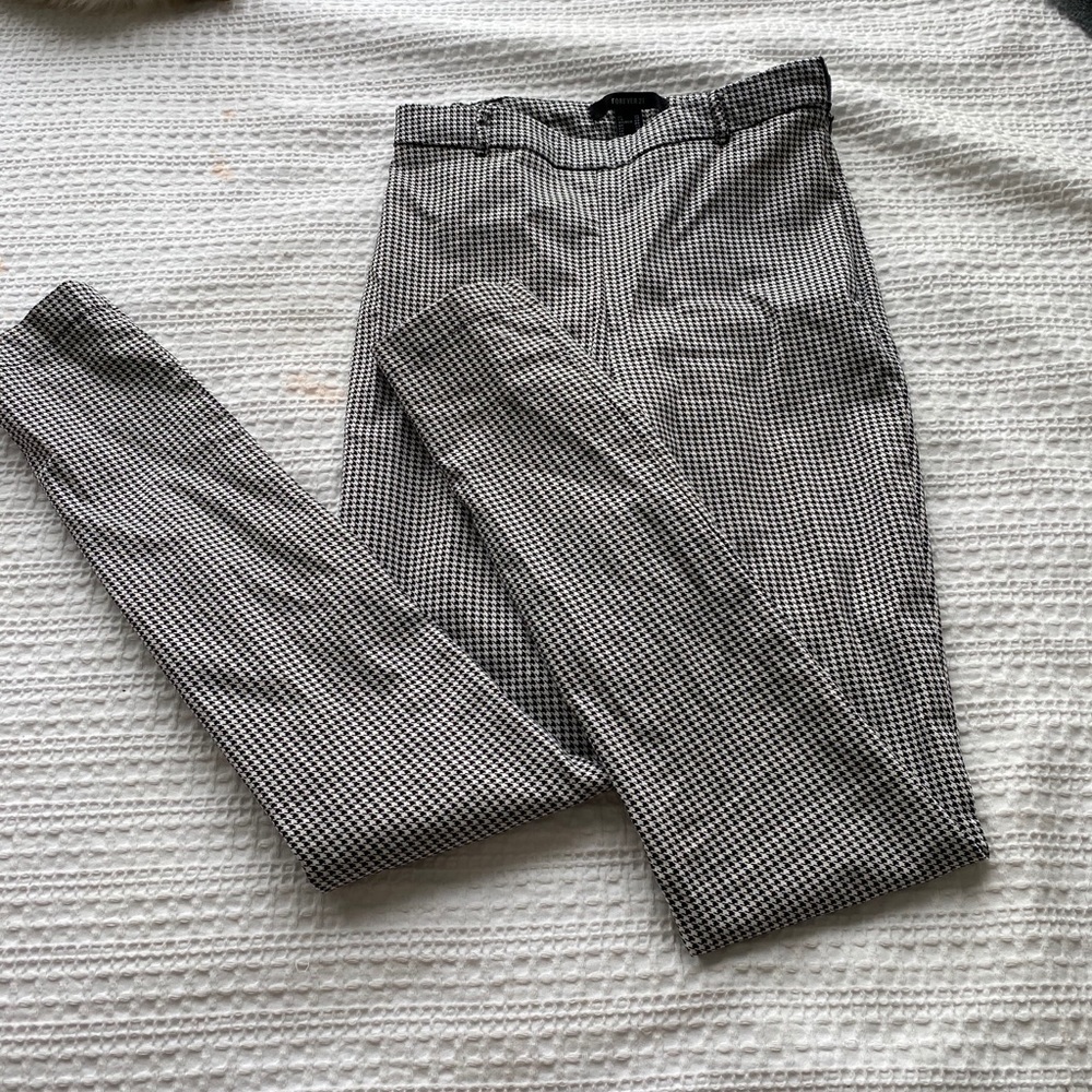 forever 21 houndstooth pants